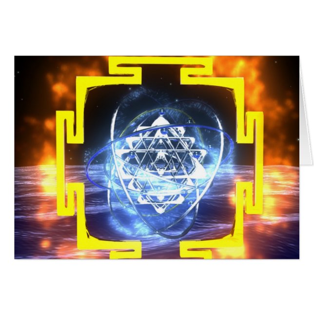 Sri Yantra Mandala (Vorderseite (Horizontal))