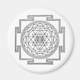 Sri Yantra Mandala Magnet