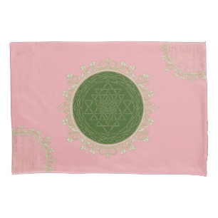 Sri Yantra Mandala - Pillowcase Kissenbezug