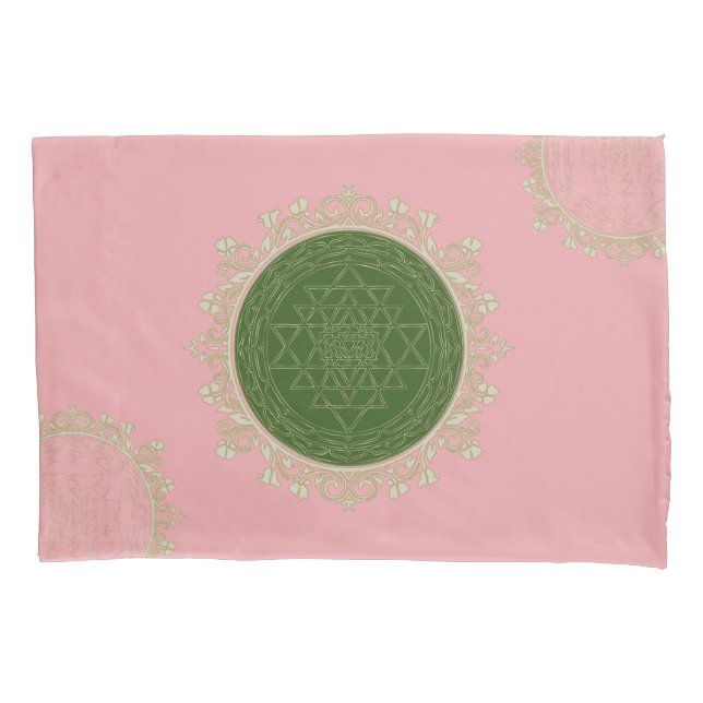 Sri Yantra Mandala - Pillowcase Kissenbezug (Vorderseite)