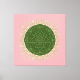 Sri Yantra Mandala - Wrapped Canvas Leinwanddruck