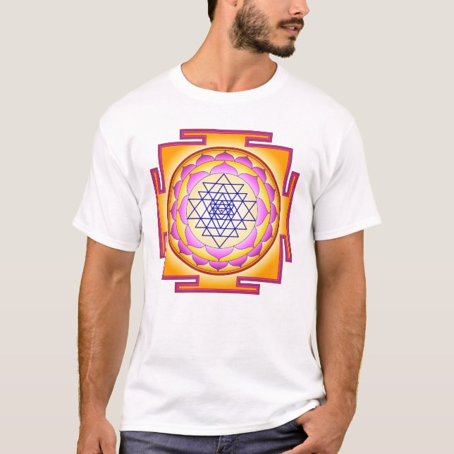 Sri Yantra Shirt (Vorderseite)