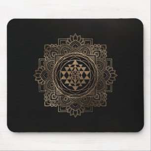 Sri Yantra / Sri Chakra in Goldlotus Mousepad
