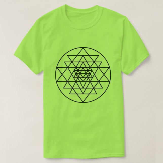 Sri Yantra T-Shirt (Design vorne)