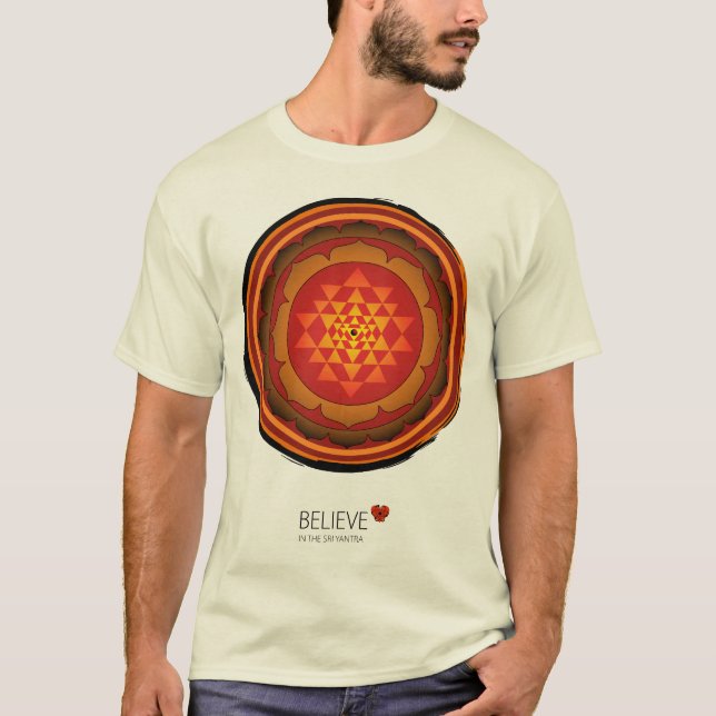 Sri Yantra T-Shirt (Vorderseite)