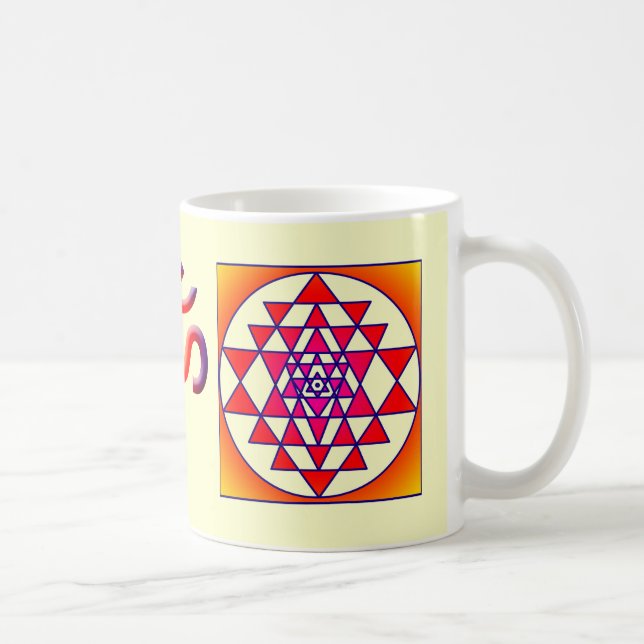 Sri Yantra Tasse (Rechts)