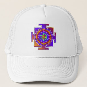 SRI YANTRA Vollfarbe + Ihre Ideen Truckerkappe