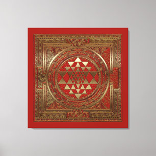 Sri Yantra - Wrapped Canvas Leinwanddruck