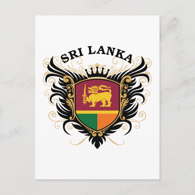 Srilanka Postkarte (Vorderseite)
