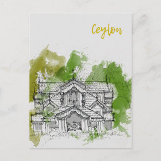 Srilanka Travel Postcard Postkarte