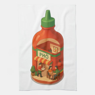 Sriracha Pho Shop Geschirrtuch