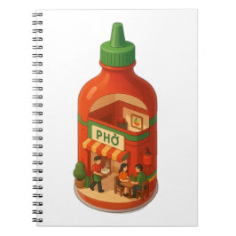 Sriracha Pho Shop Notizblock