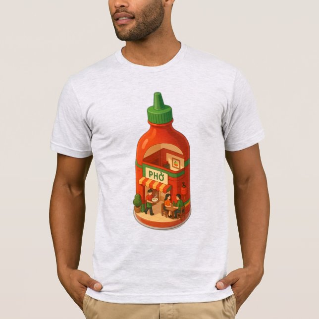 Sriracha Pho Shop T-Shirt (Vorderseite)