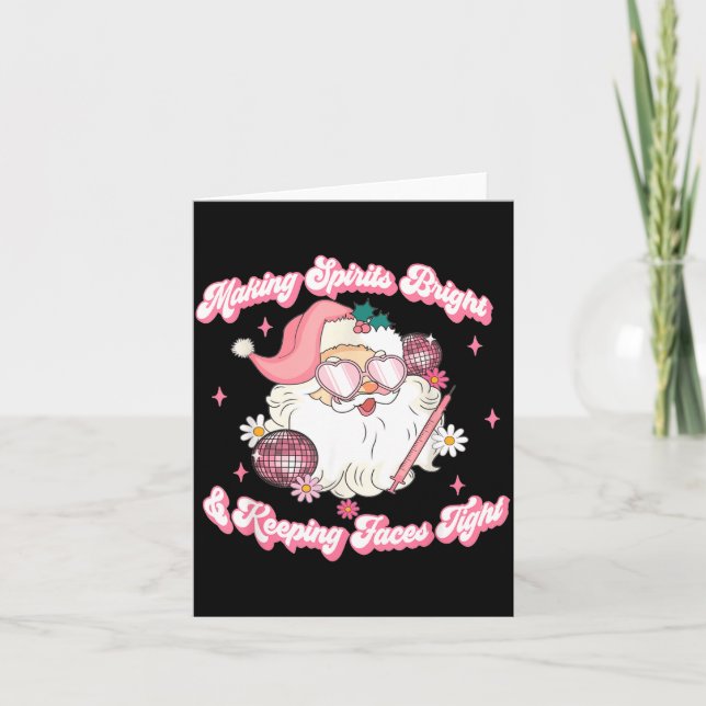 Srits hell & strahlende Keeng-Gesichter festes Chr Karte (Vorderseite)