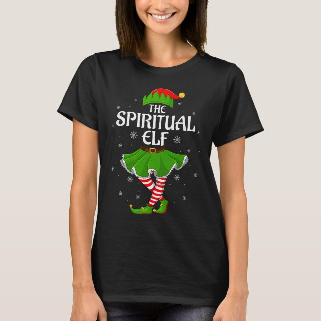 Sritual Elf Christmas Family Girls Women Elf Squad T-Shirt (Vorderseite)