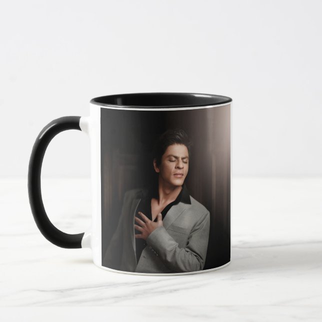 SRK Shahrukh Khan King Of Bollywood Tasse (Links)