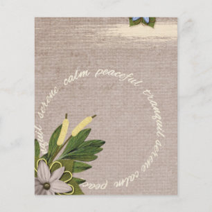 SRPL SERENE CALM FRIEDLICH TRANQUIL FLORL LAND S FLYER