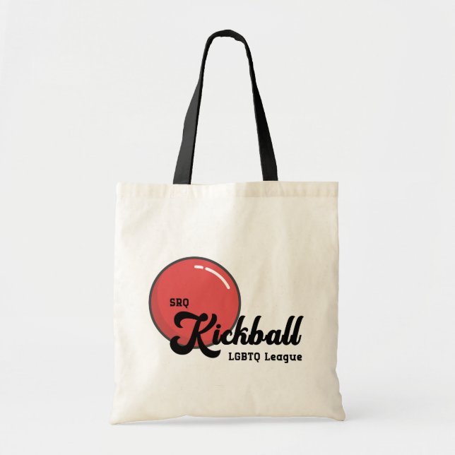 SRQ Kickball Tote Bag Tragetasche (Vorne)