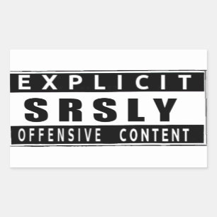 SrslyOffensive Aufkleber