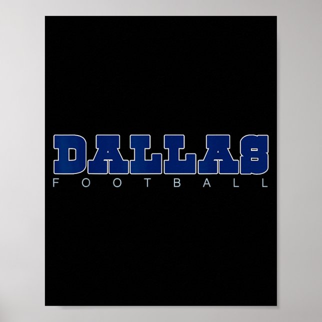 Srts Fans Dallas Football Dfw City Clic  Poster (Vorne)