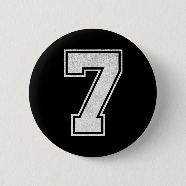 Srts Jersey Number 7 Nge Fan Team Player Birthday  Button (Vorderseite)