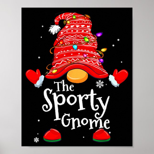 Srty Gnome - Xmas Family Matching Funny Christmas  Poster (Vorne)