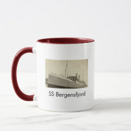 SS Bergensfjord Norwegische Tasse