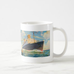 SS Bremen auf See Kaffeetasse