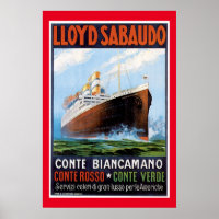 SS Conte Biancamano Vintag Ship