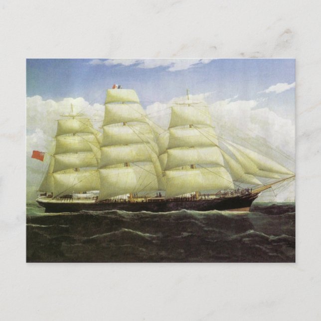 SS Dunedin Ship Postkarte (Vorderseite)