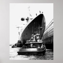 SS Frankreich in Boston