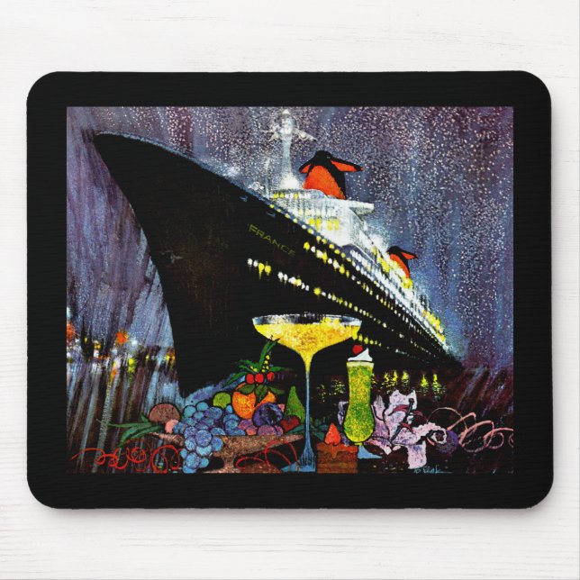 ss Frankreich mit Champagner Mousepad (Vorne)