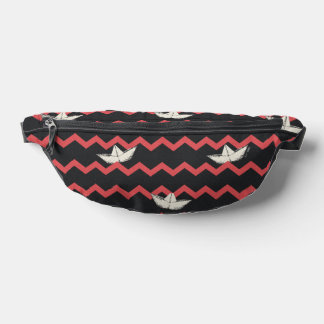 SS Georgie Boat Zickzack Pattern Bauchtasche
