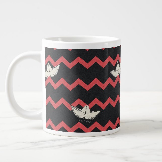 SS Georgie Boat Zickzack Pattern Jumbo-Tasse (Links)