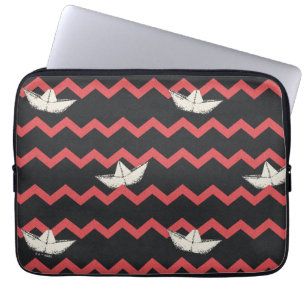 SS Georgie Boat Zickzack Pattern Laptopschutzhülle