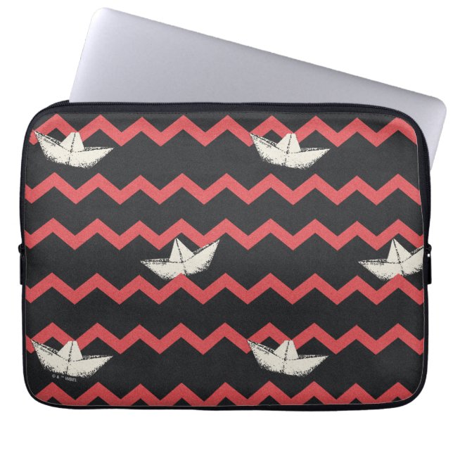 SS Georgie Boat Zickzack Pattern Laptopschutzhülle (Vorderseite)