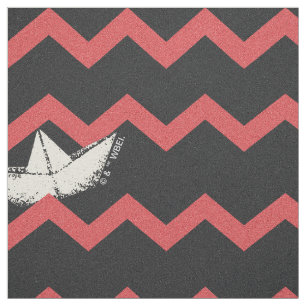 SS Georgie Boat Zickzack Pattern Stoff