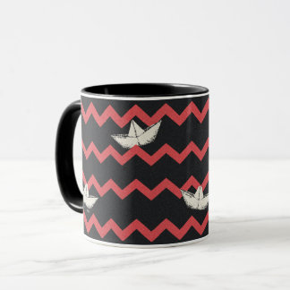 SS Georgie Boat Zickzack Pattern Tasse