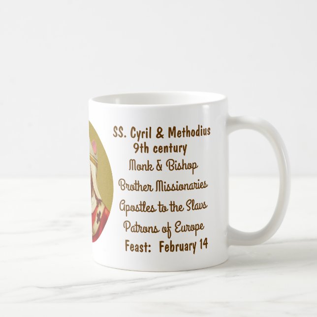 SS. Kyrill & Method (M 001) Kaffeetasse #1b (Rechts)