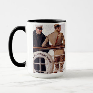 SS Leviathan, 1918, von Joseph Christlich Leyendec Tasse