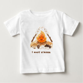 S's Niedlicher Fun Campfire Baby T - Shirt