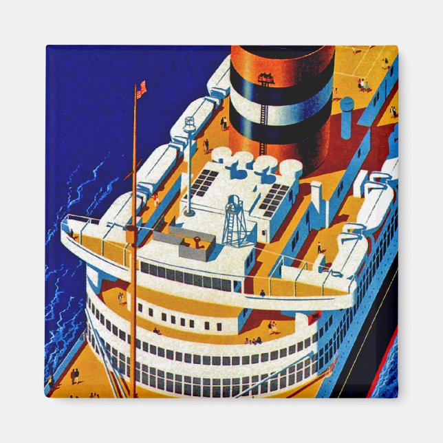 SS Nieuw Amsterdam Magnet (Vorne)