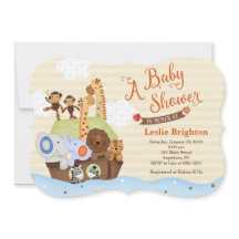 SS Noah/Noah's Ark Baby Shower Einladung