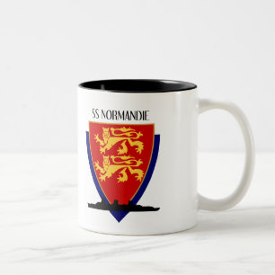 SS Normandie Zweifarbige Tasse