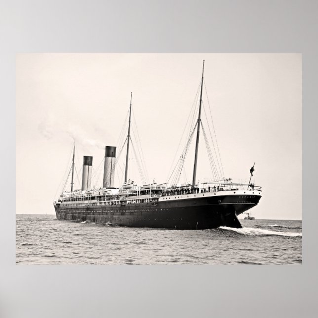 SS Ozeanisch Poster (Vorne)