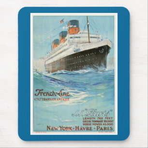 SS Paris - die französische Linie Mousepad