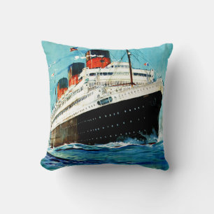 ss Paris ~ French Line Kissen