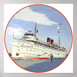 SS Südamerika Poster