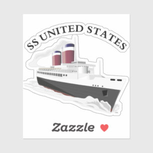 SS United Staaten im Gange Aufkleber