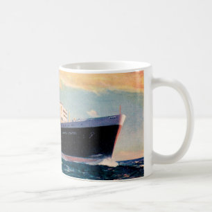 SS United States auf See Kaffeetasse